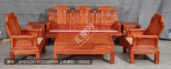 紅木家具緬甸花梨沙發(fā)