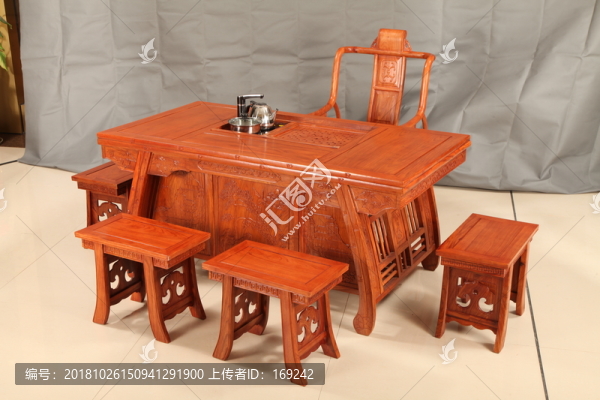 黃花梨茶臺(tái)
