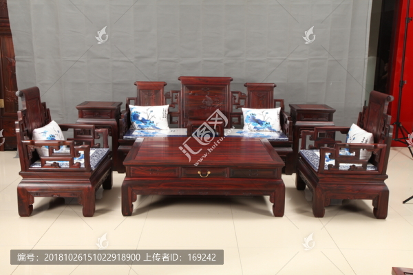 大紅酸枝沙發(fā)