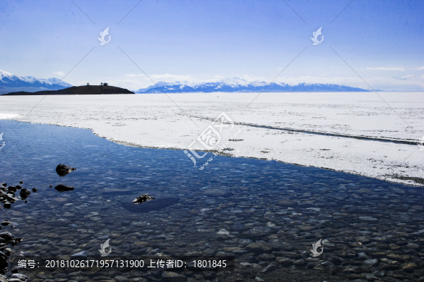 賽里木湖冰面
