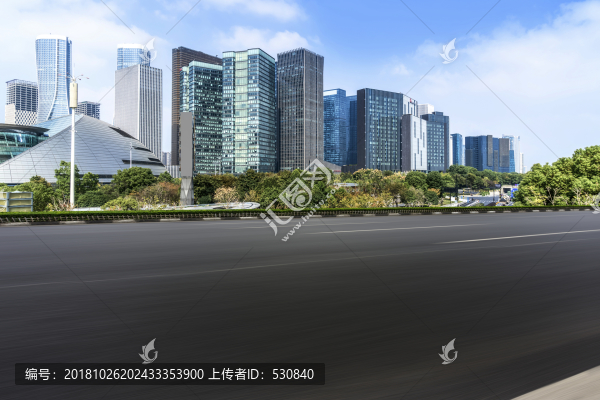 瀝青路面和杭州現(xiàn)代建筑群