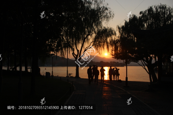 杭州西湖夜景