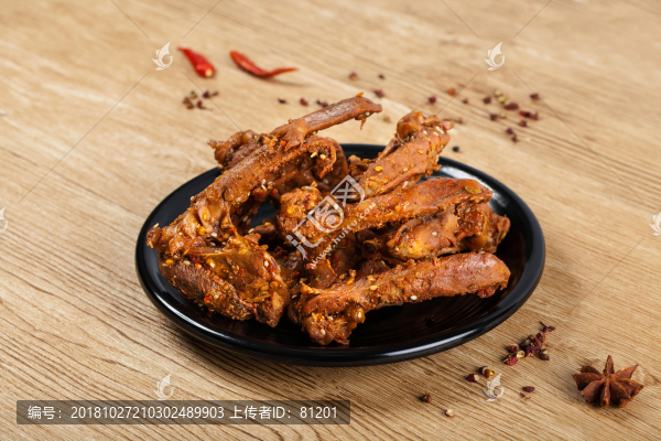 鹵鴨架