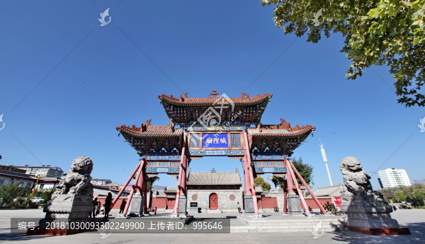 芮城城隍廟牌樓