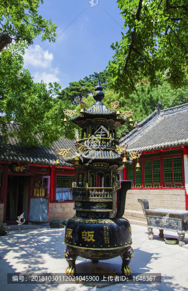 千山皈源寺舊址香爐