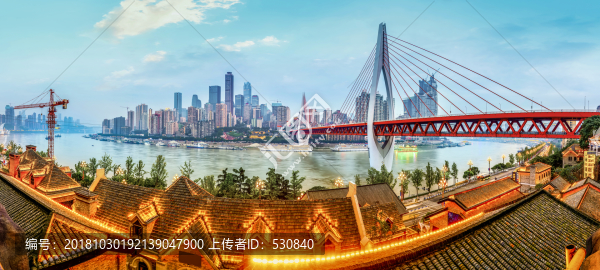 重慶夜景全景大畫幅