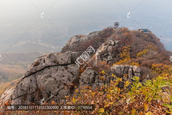 鳳凰山紅葉秋色自然風(fēng)光317