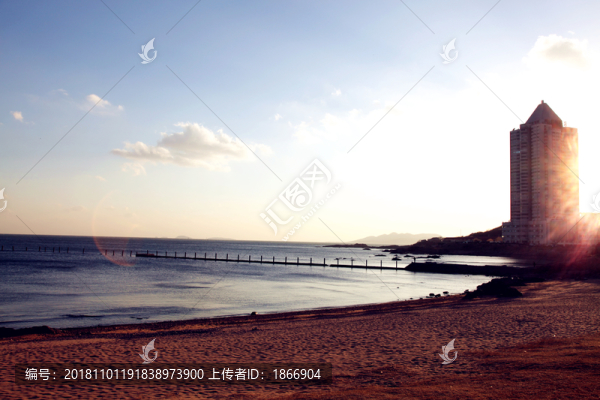 青島海濱城市浪漫風光