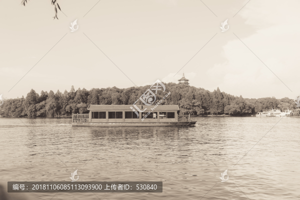 杭州西湖復(fù)古照