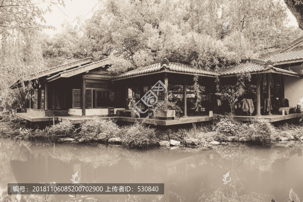 杭州西湖復(fù)古照