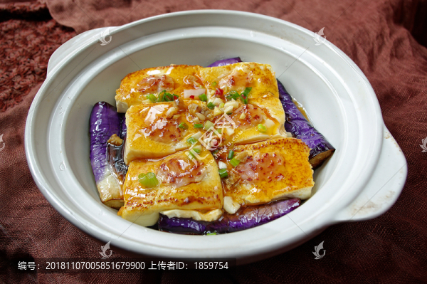 魚香茄子煎釀豆腐