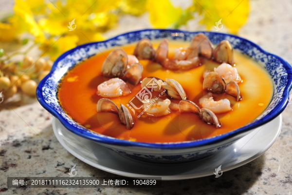 花甲蒸蛋