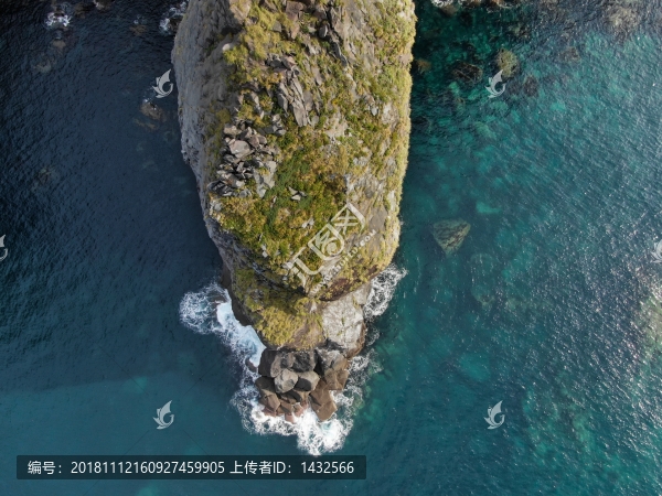 航拍海島