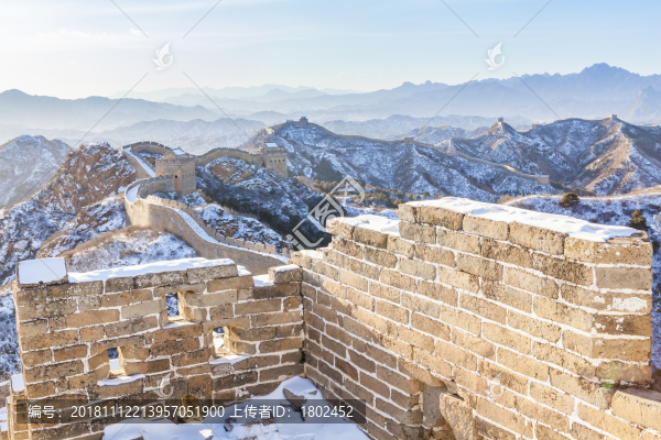 金山嶺長(zhǎng)城雪景