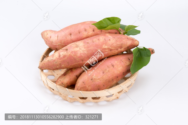 新鮮紅薯番薯