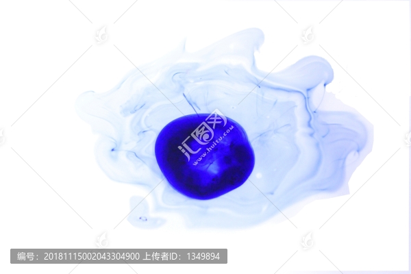 藍色水墨紋理素材