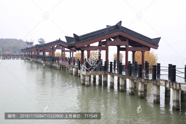 無錫影視基地三國城棧橋
