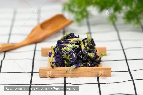蝶豆花
