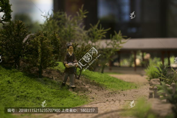 園林造景場景模型