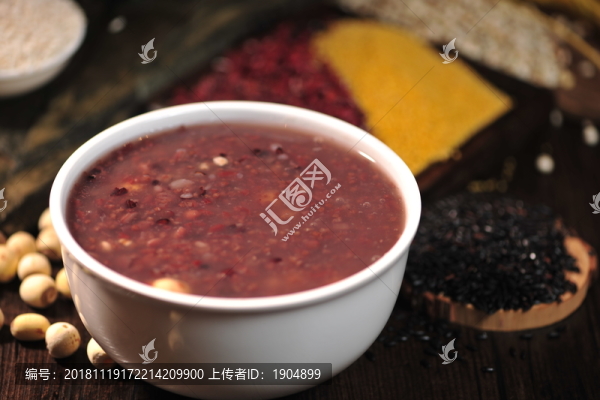 五谷紅豆粥