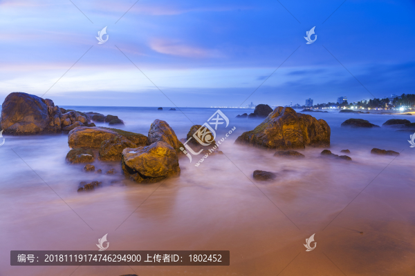 斯里蘭卡海灘落日