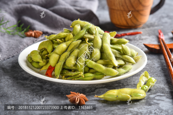 水煮毛豆