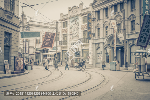 老上海建筑街景