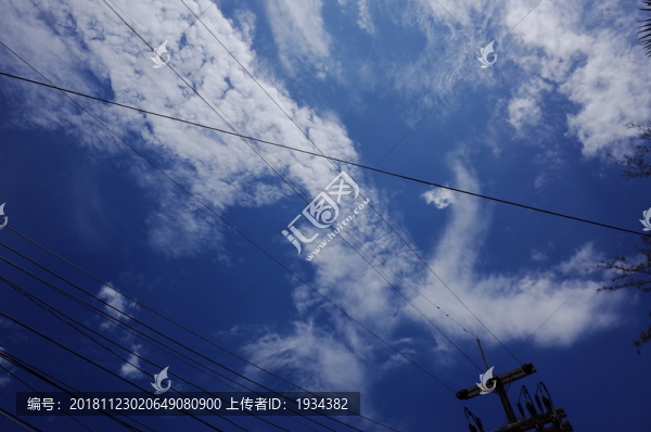 藍天白云