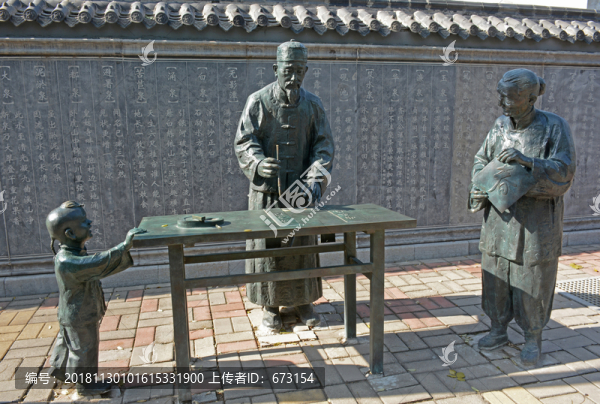 清代人物雕塑