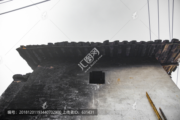 徽派建筑紋理背景