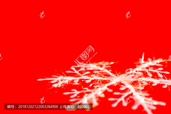 紅色雪花背景