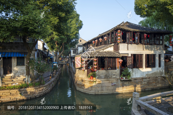 小橋流水人家蘇州甪直古鎮(zhèn)