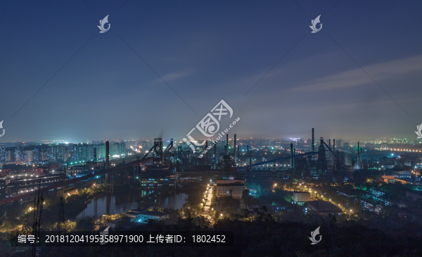 首鋼工業(yè)區(qū)夜景