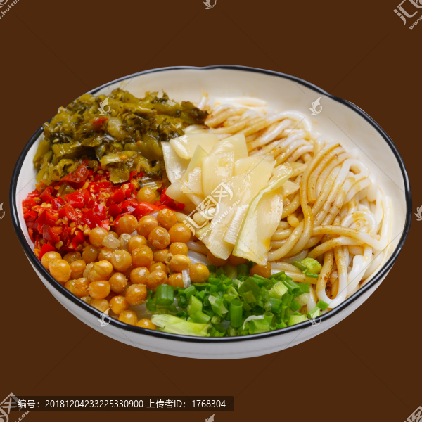 酸菜筍片拌粉