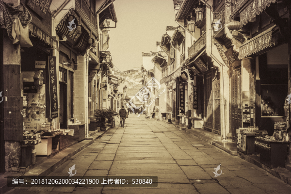 徽州古鎮(zhèn)老照片