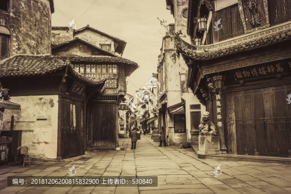徽州古鎮(zhèn)老照片