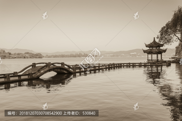 杭州西湖老照片