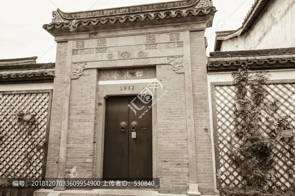 杭州老建筑大門