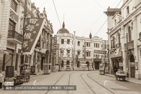 老上海街景