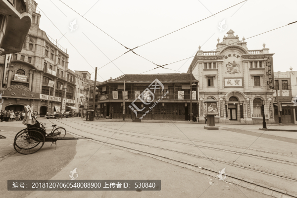 老上海街景