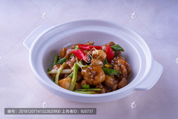 啫啫田雞煲
