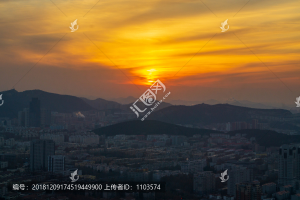 濟(jì)南千佛山日落45