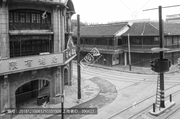 老上海街景