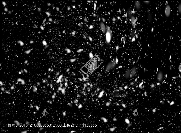 雪花紛飛