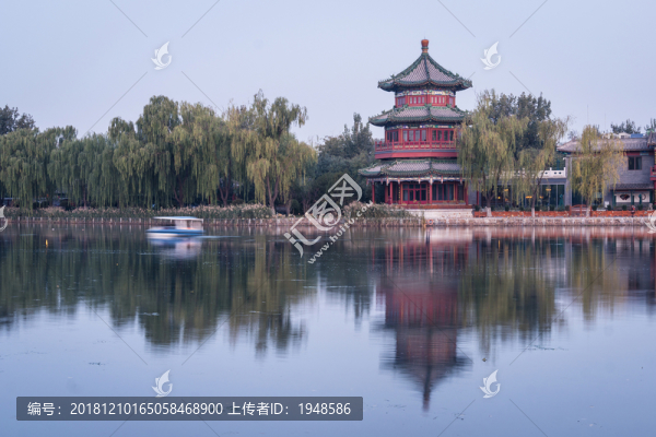 頤和園水邊