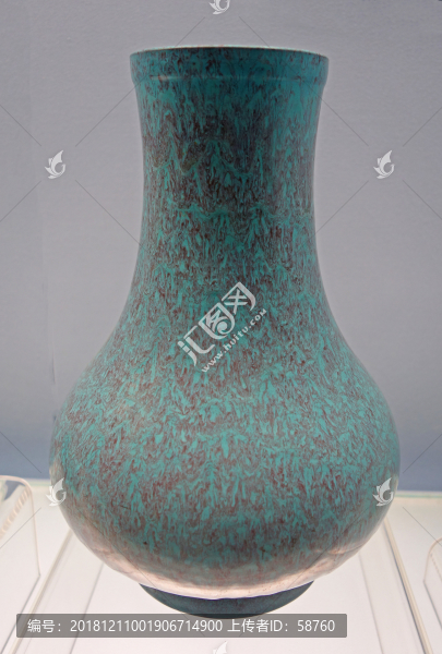 清代景德鎮(zhèn)窯爐鈞釉瓶