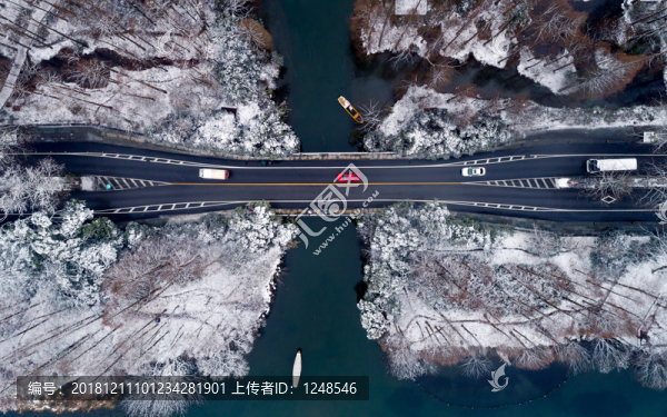 雪后臥龍橋