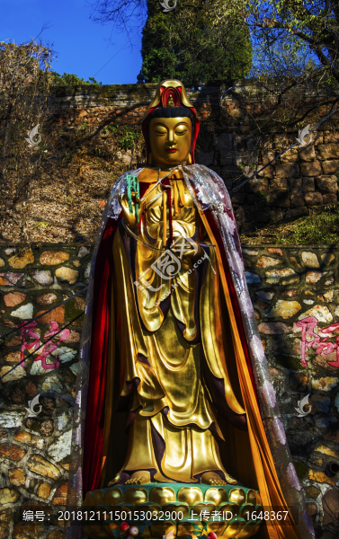 千山祖越寺觀音雕塑