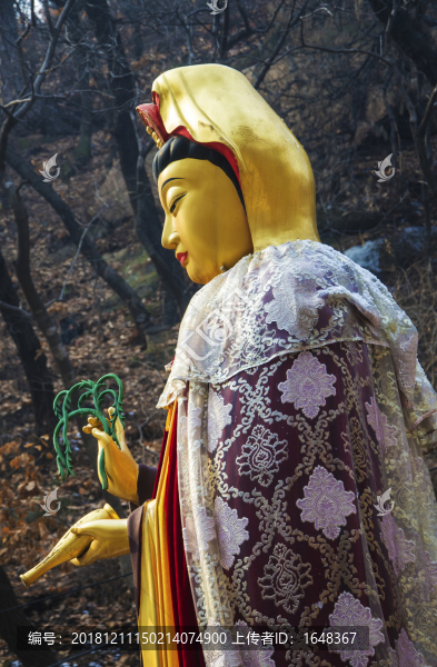 千山祖越寺觀音雕塑
