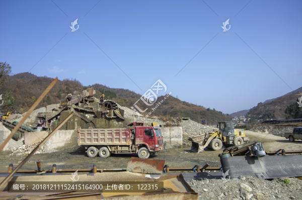 鄉(xiāng)鎮(zhèn)沙石場風(fēng)貌